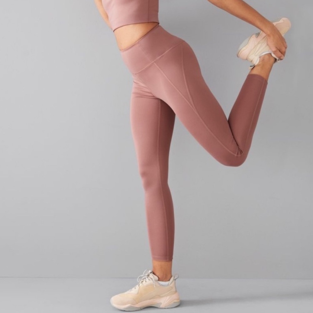 Girlfriend Collective Rose Quarts High Rise Compressive Leggings